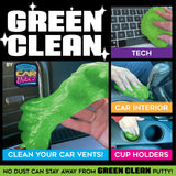 Car Putty Green Clean Car & Technology Slime- 6 Pieces Per Retail Ready Display 23718