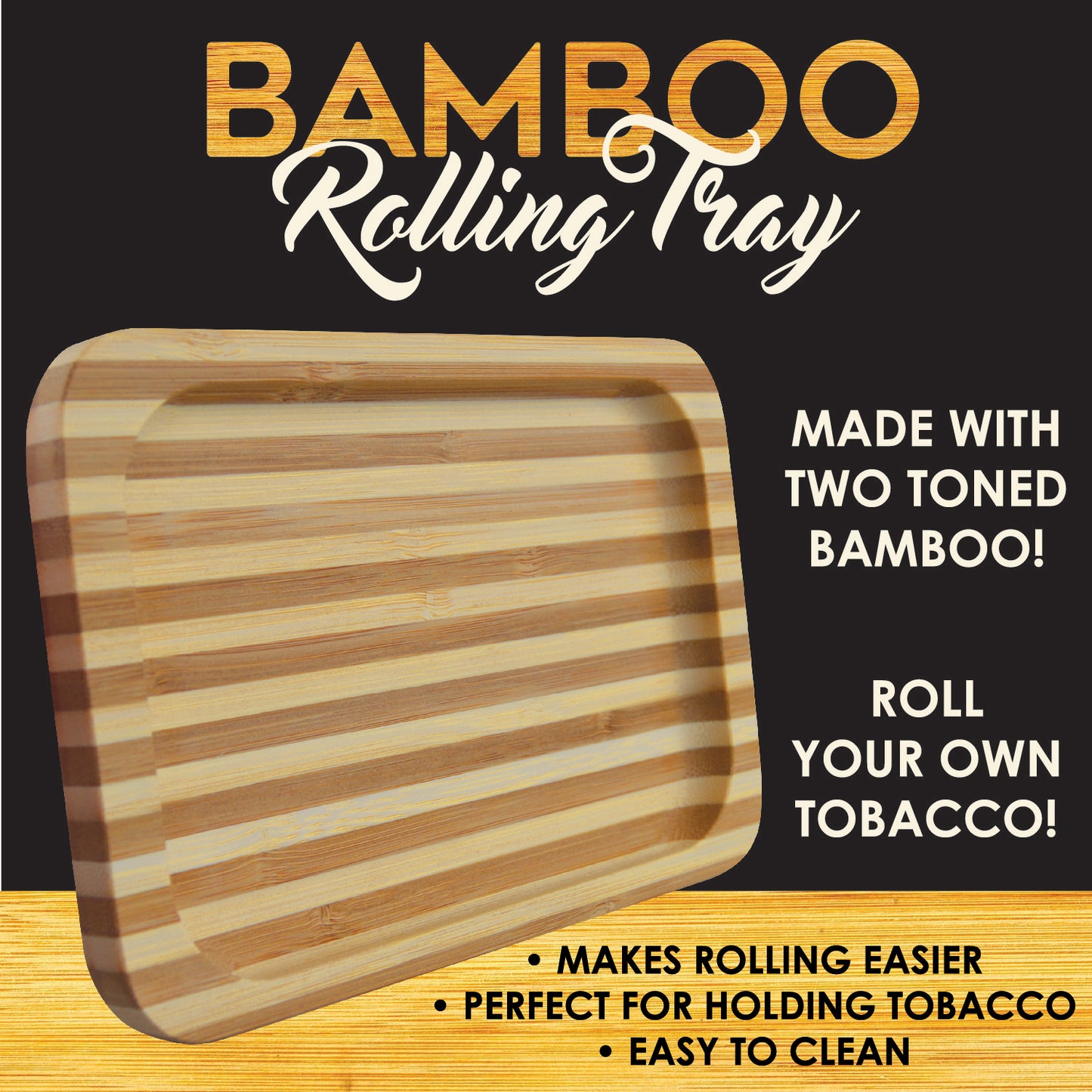 ITEM NUMBER 023892 WOOD ROLLING TRAY 6 PIECES PER DISPLAY