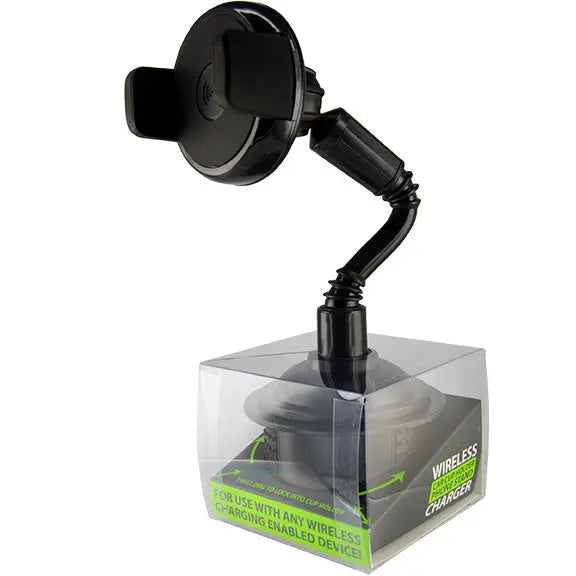 Wireless Charger with Cup Holder Mount - 4 Pieces Per Retail Ready Display 24112 GADGET GEAR