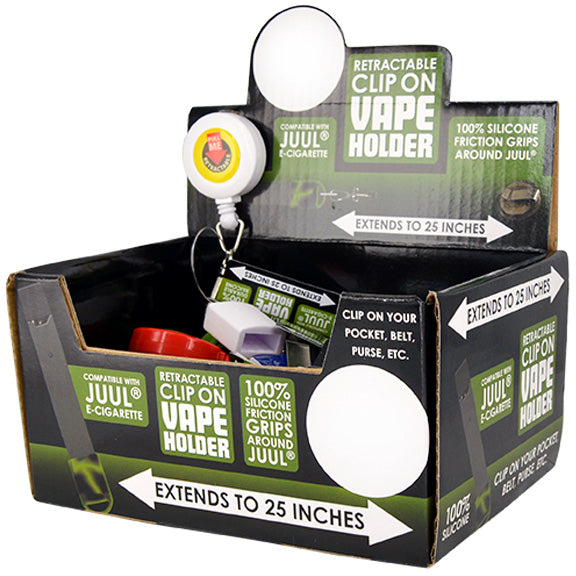 ITEM NUMBER 024670 RETRACTABLE JUUL® HOLDER 18 PIECES PER DISPLAY
