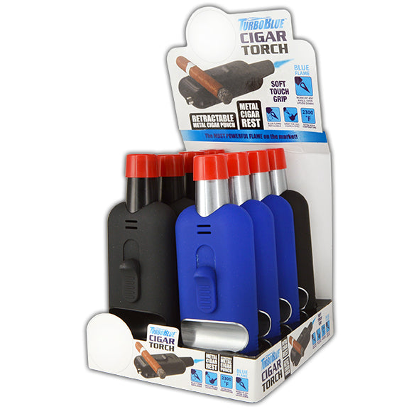 ITEM NUMBER 024878 TORCH BLUE CIGAR TORCH STICK 8 PIECES PER DISPLAY