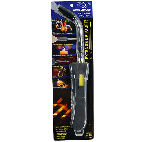 Electric Grill Lighter with LED Light - 6 Pieces Per Retail Ready Display 25631 TORCH BLUE