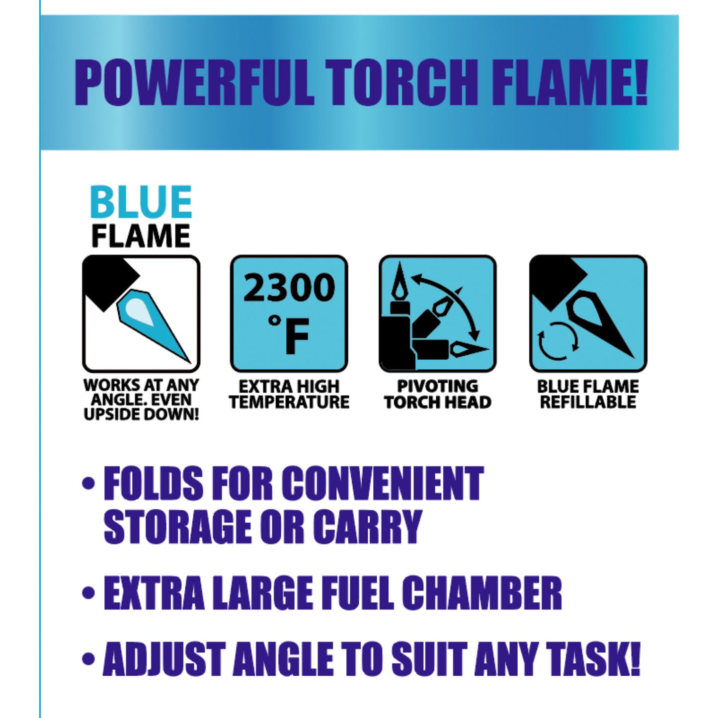 ITEM NUMBER 025927MN FLIP TORCH BLUE LIGHTER 12 PIECES PER DISPLAY