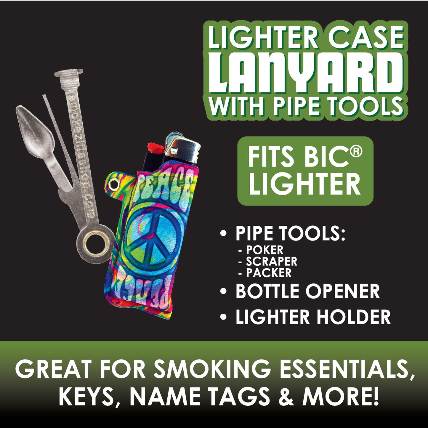 ITEM NUMBER 026008 LANYARD LIGHTER CASETOOLS 6 PIECES PER DISPLAY