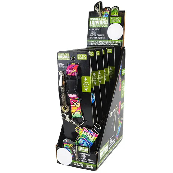 Neoprene Lighter Case and Tools with Lanyard - 6 Pieces Per Retail Ready Display 26008 SMOKEZILLA