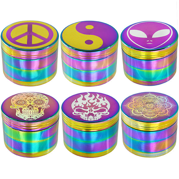 ITEM NUMBER 026034 PRINTED RAINBOW GRINDER 6 PIECES PER DISPLAY