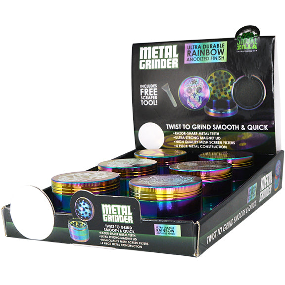 ITEM NUMBER 026034 PRINTED RAINBOW GRINDER 6 PIECES PER DISPLAY
