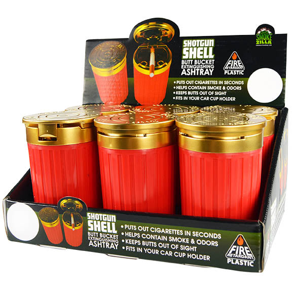 Shotgun Shell Butt Bucket Ashtray Display