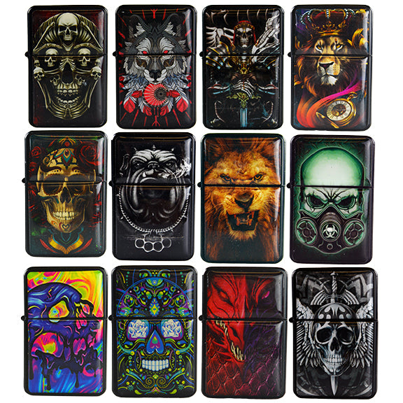 ITEM NUMBER 026167 FLIP TOP PIPE LIGHTER 12 PIECES PER DISPLAY