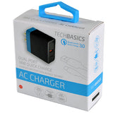 AC Wall Charger with Dual USB / USB-C Ports 2.4 Amp - 5 Pieces Per Pack 26236