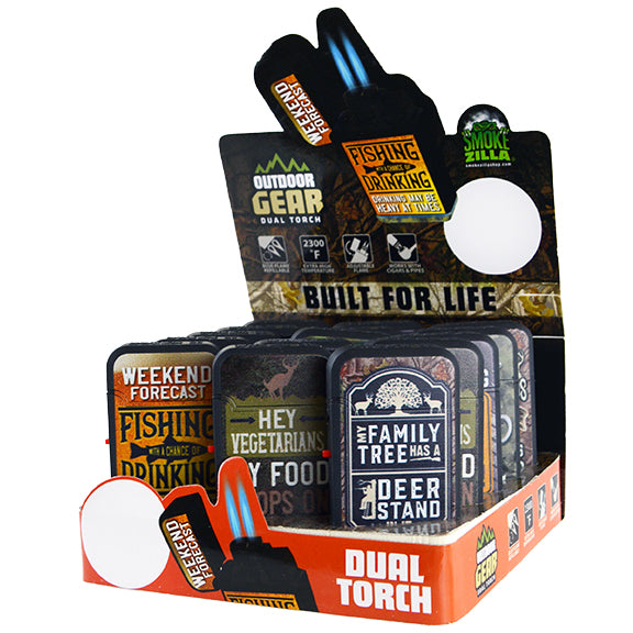 ITEM NUMBER 026249 HUNT FISH DUAL TORCH 15 PIECES PER DISPLAY
