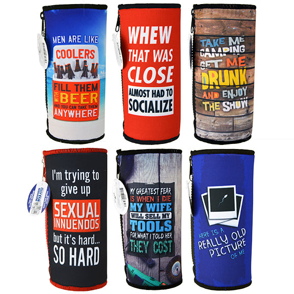 ITEM NUMBER 026475 24OZ CAN COOLER MIX C 6 PIECES PER DISPLAY
