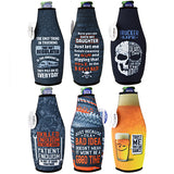 Neoprene Can and Bottle Cooler Coozie - 6 Pieces Per Retail Ready Display 26606