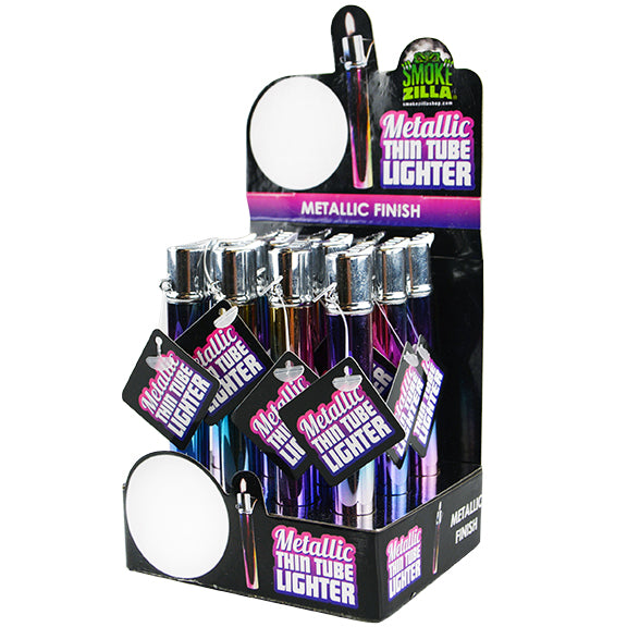 ITEM NUMBER 026642 THIN TUBE LIGHTER 12 PIECES PER DISPLAY