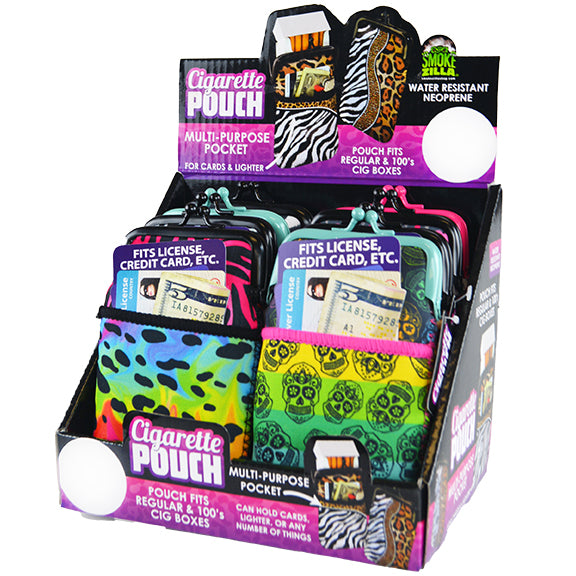ITEM NUMBER 027803 NEOPRENE CIG POUCH POCKET E 8 PIECES PER DISPLAY