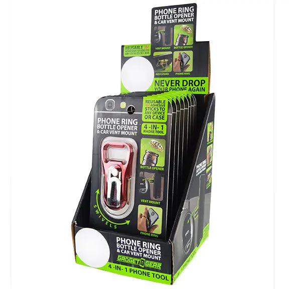 Phone Ring Bottle Opener - 8 Pieces Per Retail Ready Display 8063 GADGET GEAR
