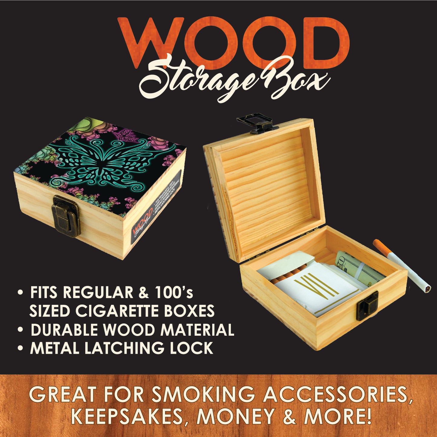 ITEM NUMBER 028208 WOOD BOX SM 6 PIECES PER DISPLAY