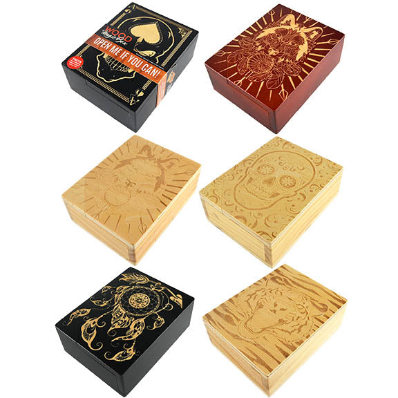 ITEM NUMBER 028261 MAGIC WOODEN BOX 6 PIECES PER DISPLAY