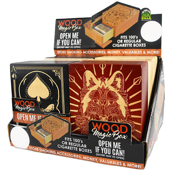 ITEM NUMBER 028261 MAGIC WOODEN BOX 6 PIECES PER DISPLAY