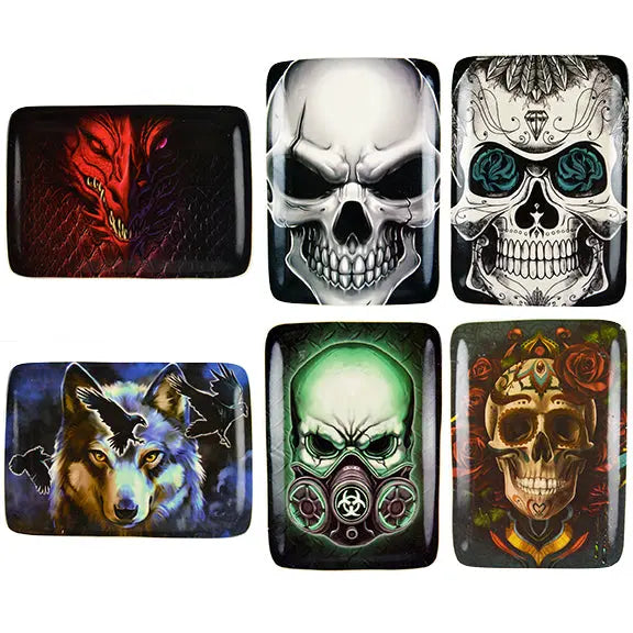 Ceramic Rolling Tray-  6 Pieces Per Retail Ready Display 28542 SMOKEZILLA