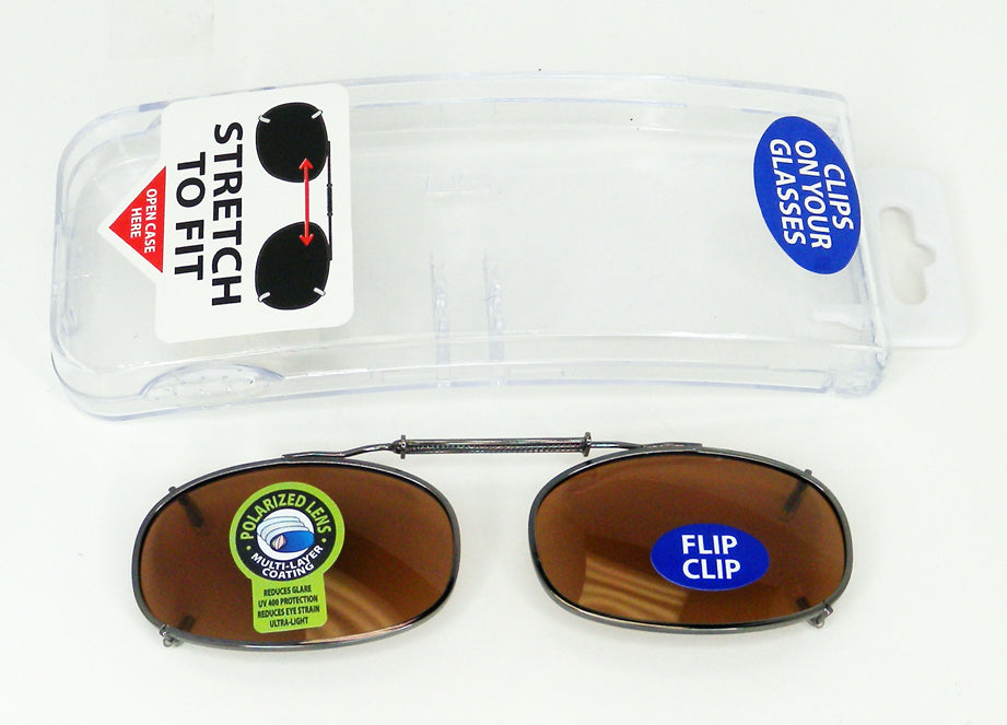 ITEM NUMBER 028972 CLIP ON SUNGLASSES 2 PIECES PER PACK