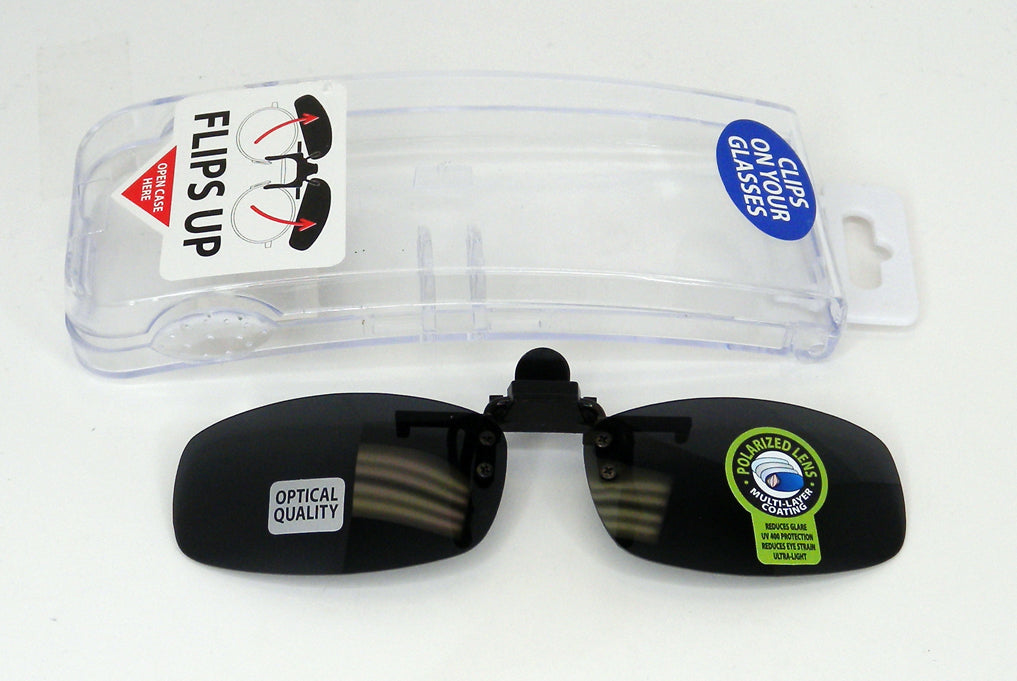 ITEM NUMBER 028973 CLIP ON SUNGLASSES 2 PIECES PER PACK