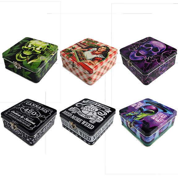 ITEM NUMBER 030013 METAL BOX MIX X 6 PIECES PER DISPLAY
