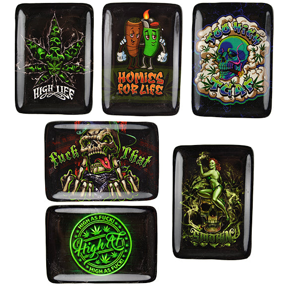 ITEM NUMBER 030014 CERAMIC ROLLING TRAY MIX X 6 PIECES PER DISPLAY