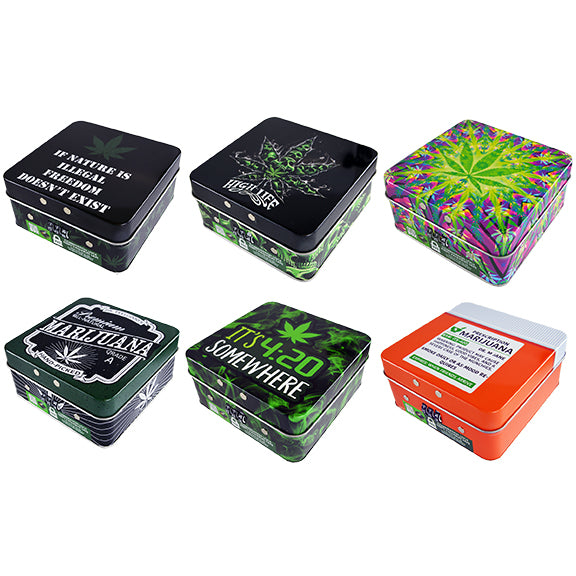 ITEM NUMBER 030016 METAL BOX MIX X 6 PIECES PER DISPLAY
