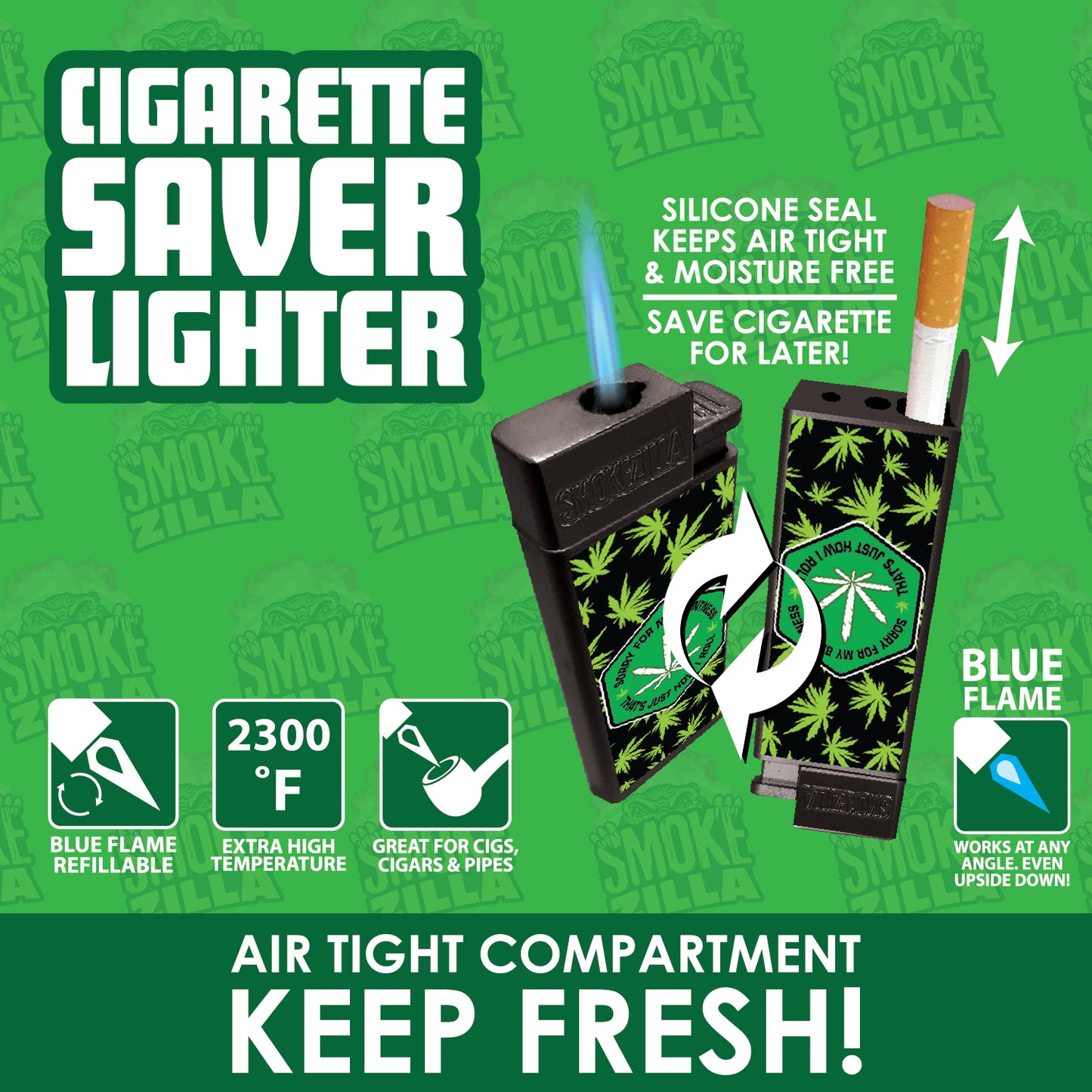ITEM NUMBER 030019 CIG SAVER LIGHTER MIX X 12 PIECES PER DISPLAY