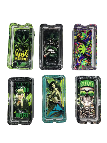ITEM NUMBER 030028 LIGHT UP ASHTRAY MIX X 6 PIECES PER DISPLAY