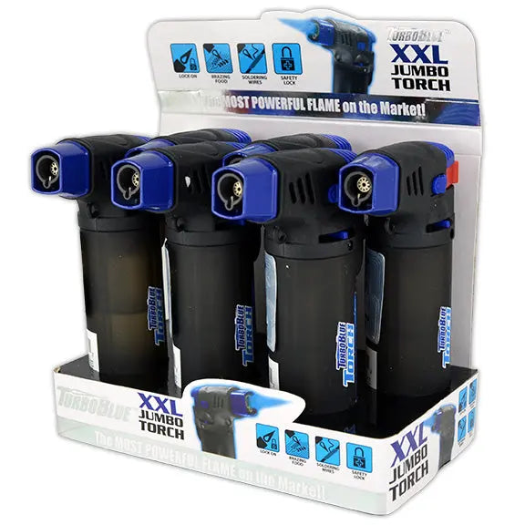 XXL Torch Lighter - 6 Pieces Per Retail Ready Display 40237 TORCH BLUE