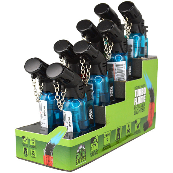 ITEM NUMBER 040301 DOUBLE BARREL TANK TORCH D 8 PIECES PER DISPLAY