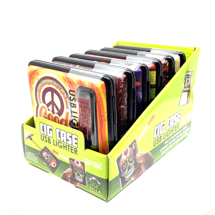 Cigarette Case USB Lighter
