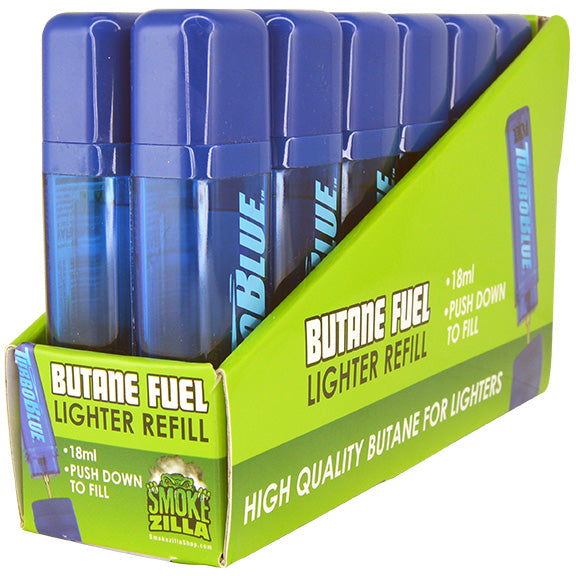 ITEM NUMBER 040311 TORCH BLUE 18ML BUTANE FUEL D 12 PIECES PER DISPLAY