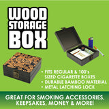 Wood Storage Stash Box - 3 Pieces Per Retail Ready Display 40329