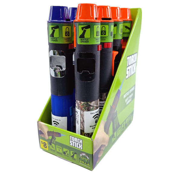 ITEM NUMBER 041377 CAMO TORCH BLUE STICK 8 PIECES PER DISPLAY