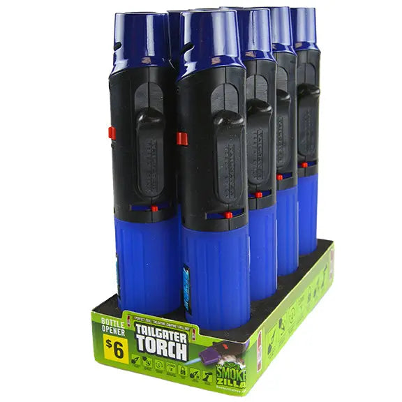 Tailgater Torch Stick Lighter with Bottle Opener - 8 Pieces Per Retail Ready Display 41378 TORCH BLUE