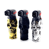 Metallic XXL Skull Torch Lighter- 6 Pieces Per Retail Ready Display 41422