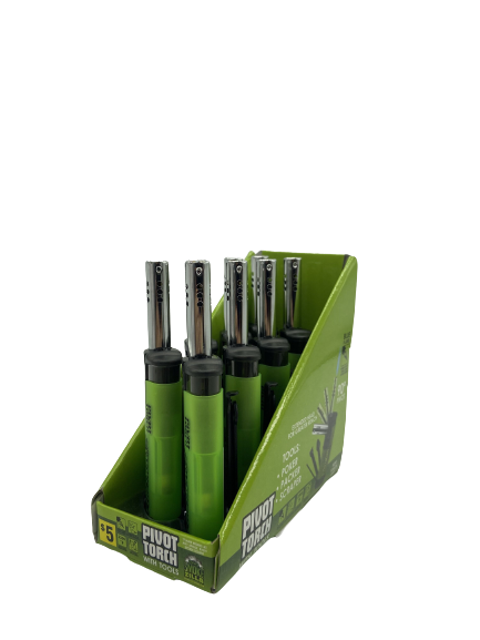 ITEM NUMBER 041429 SMOKEZILLA EXTEND PIVOT TORCH 8 PIECES PER DISPLAY