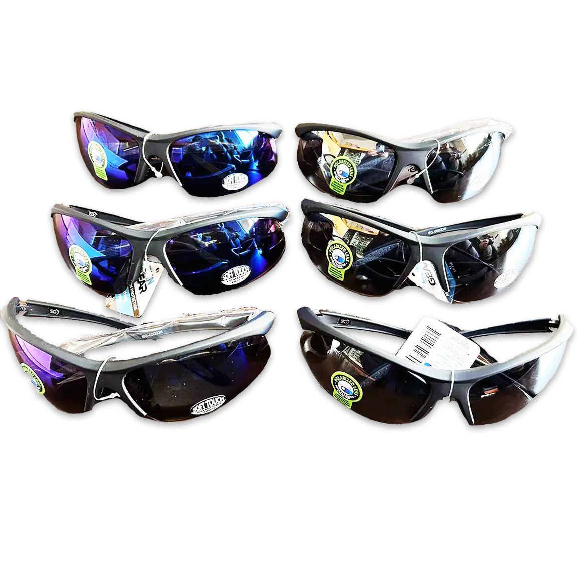Sunglasses Sungear Assortment - 6 Pieces Per Pack 50235 SUN GEAR