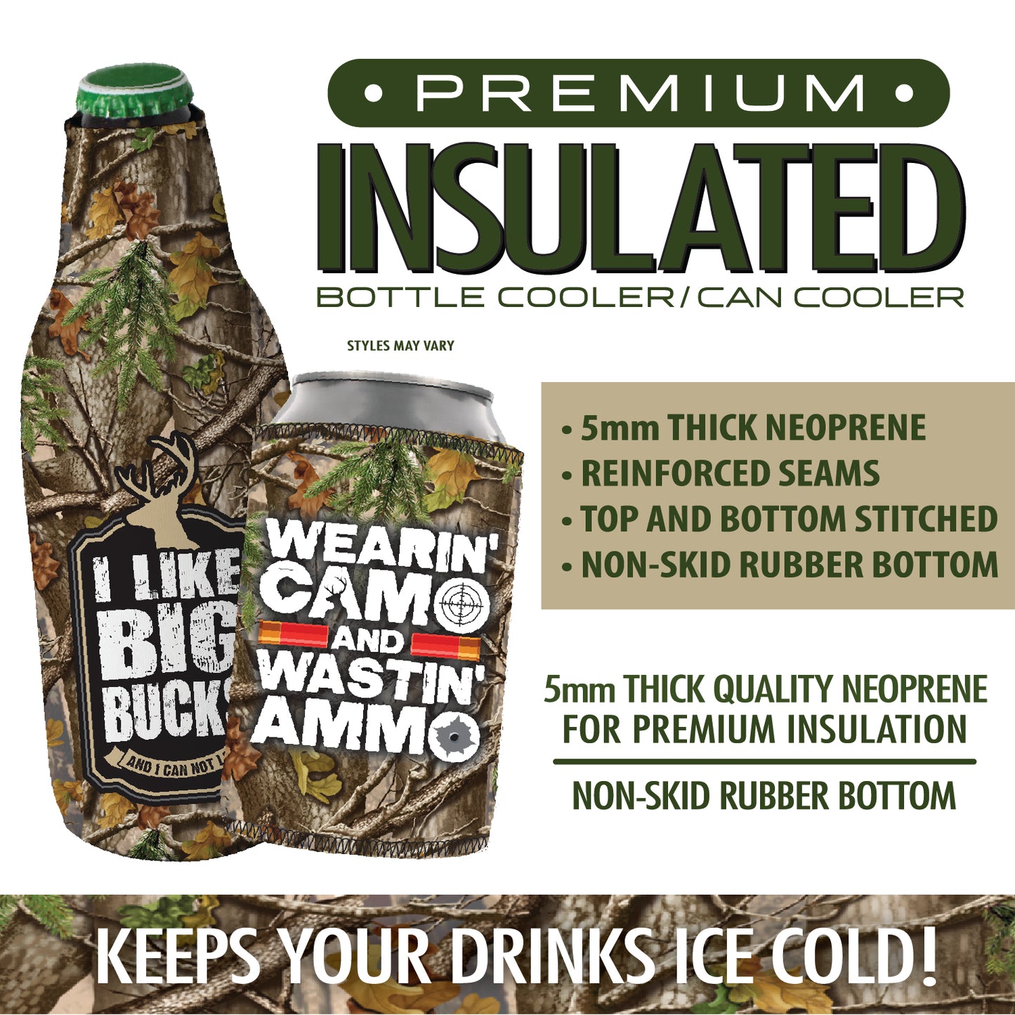 ITEM NUMBER 088169 CAMO BOTTLE SUIT KIT 11 PIECES PER DISPLAY