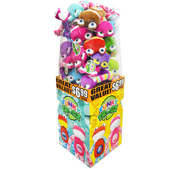 ITEM NUMBER 088186 PEACE FROG FLOOR DISPLAY KIT 24 PIECES PER DISPLAY