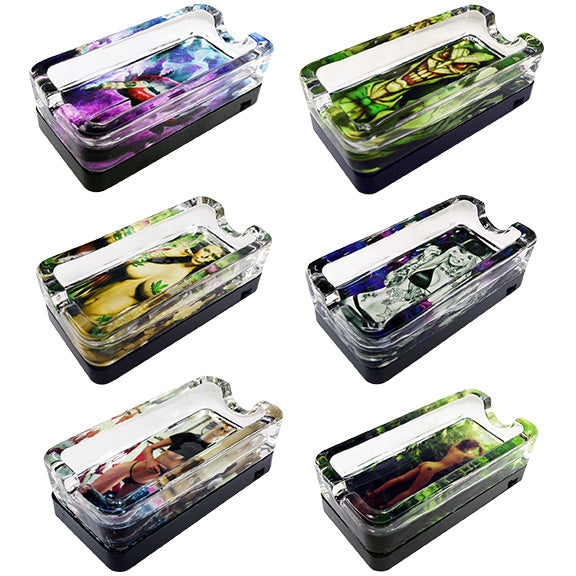 ITEM NUMBER 088235 LIGHT UP ASHTRAY MIX X 6 PIECES PER DISPLAY