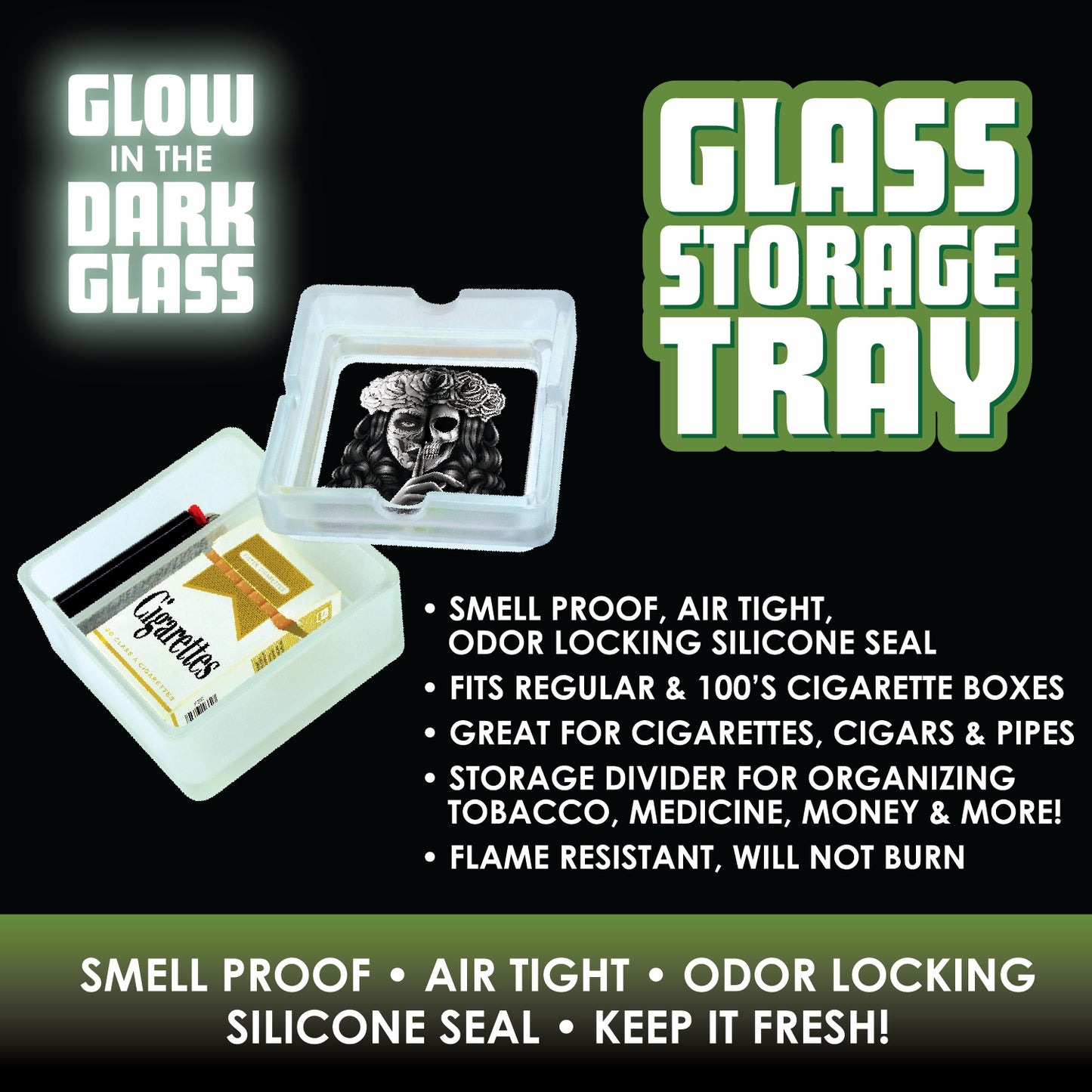ITEM NUMBER 088292 LARGE GID ASHTRAY KIT 6 PIECES PER DISPLAY
