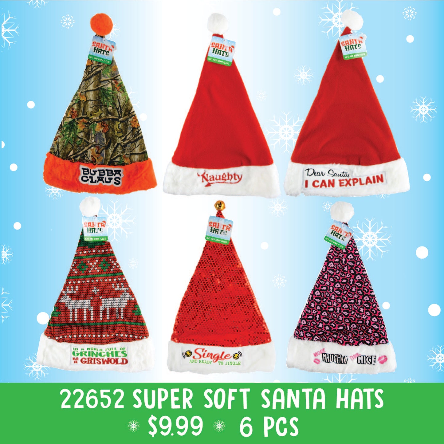 ITEM NUMBER 088361 REINDEER HAT FLOOR DISPLAY 42 PIECES PER DISPLAY
