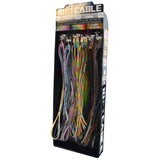 10FT Braided Sync and Charge Cable Assortment Floor Display - 38 Pieces Per Retail Ready Display 88376