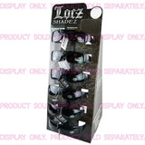 Merchandising Fixture - Corrugated Countertop Black Matte Sunglasses Easel 988334