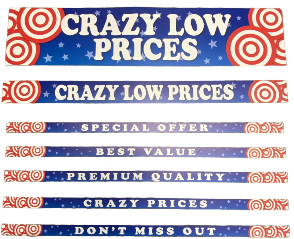 ITEM NUMBER 974640 - 4FT SIGNAGE SET PILOT