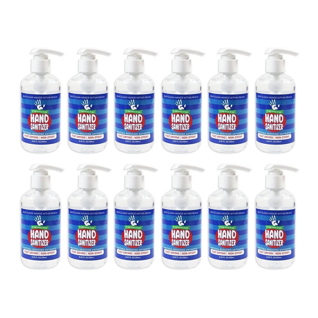 ITEM NUMBER KP4137 8.45OZ HAND SANITIZER W/PUMP 12 PIECES PER DISPLAY